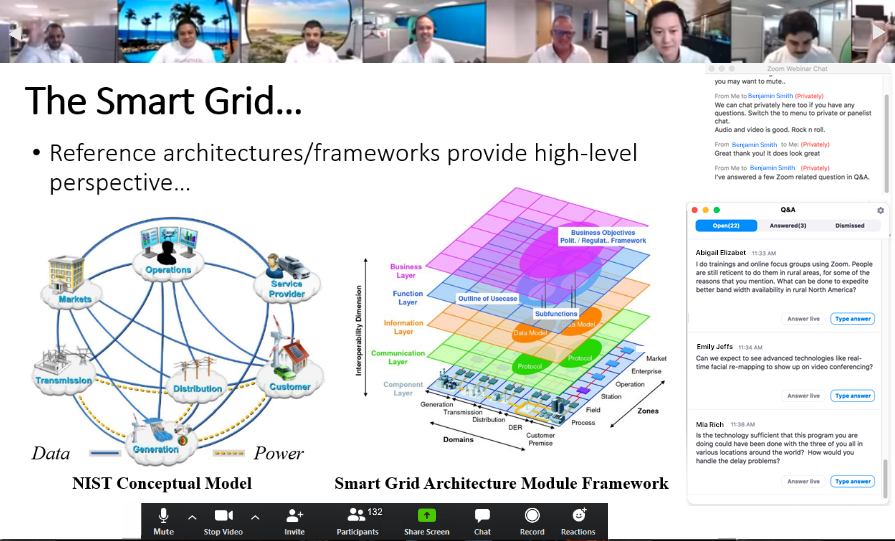 zoom webinar room, Grid Modernization